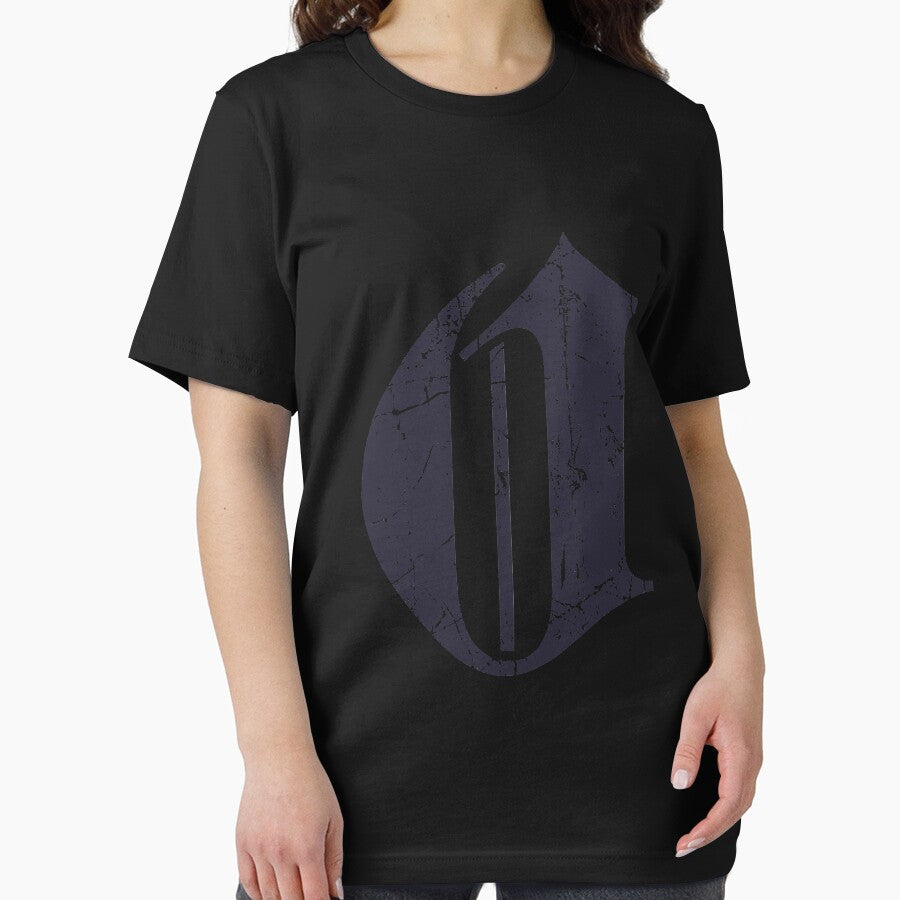 Dark Grunge Monogram Letter "O" Blackletter by SunnyStreet T-Shirts, Hoodie, Sweatshirt | BlankRebels.com (Image 2)