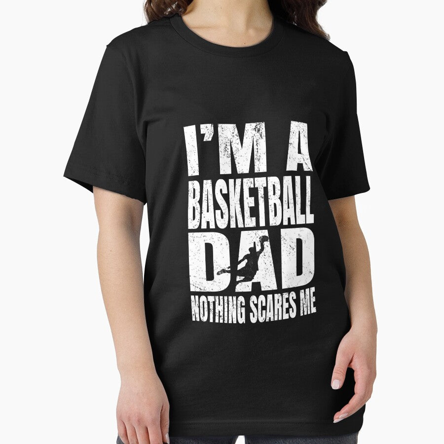I'm A Basketball Dad Nothing Scares Me - Vintage Basketball graphic by Grabitees T-Shirts, Hoodie, Sweatshirt (Image 2)