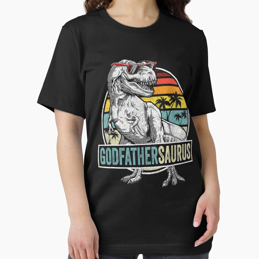 Godfathersaurus T Rex Dinosaur Godfather Saurus Family by SethFrancis37 T-Shirts, Hoodie, Sweatshirt (Image 2)