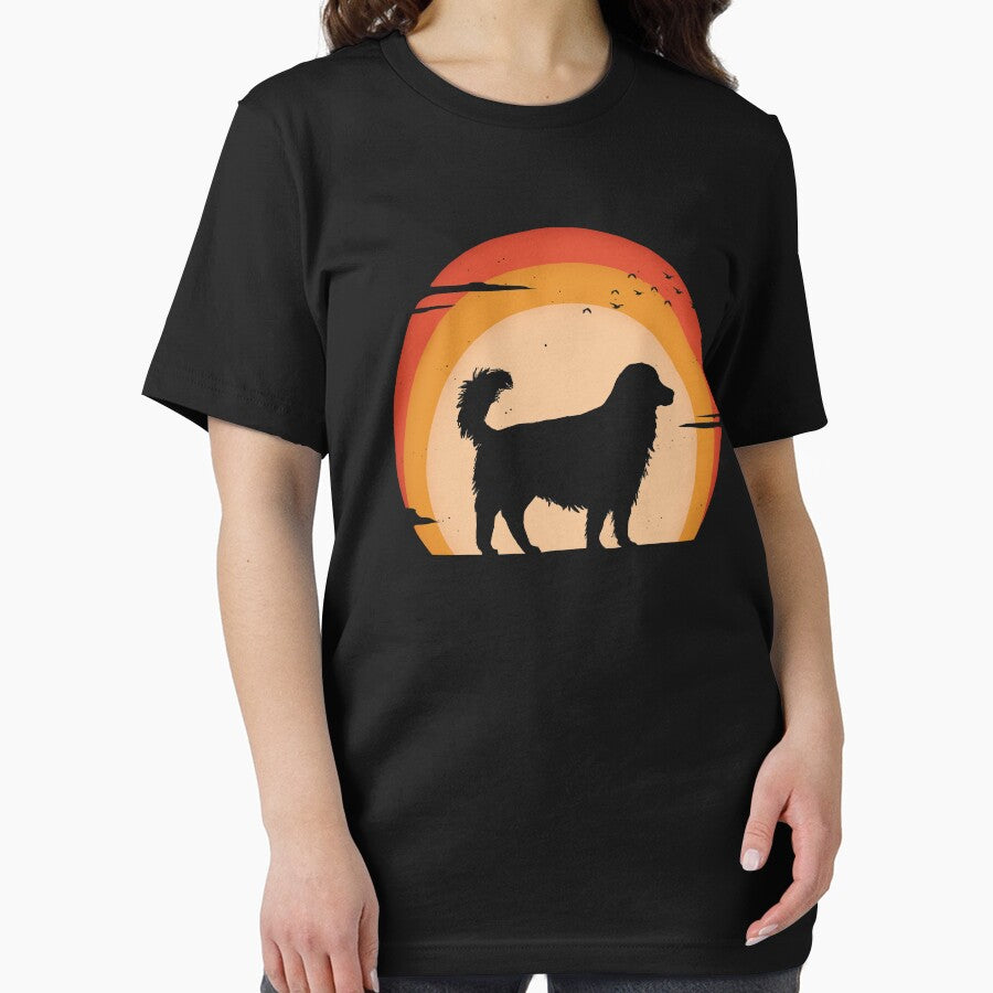 Vintage Golden Retriever Sunset by SHIRTOVERLORD T-Shirts, Hoodie, Sweatshirt | BlankRebels.com (Image 2)