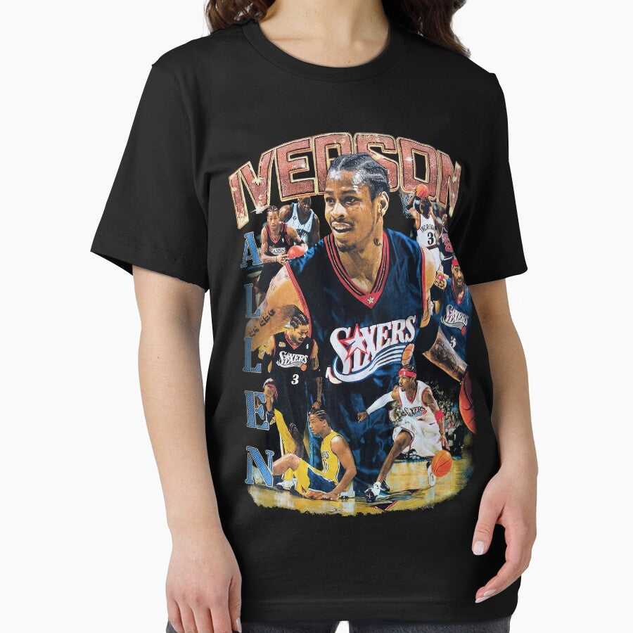 Vintage Allen Iverson The Answer by gissellealto T-Shirts, Hoodie, Sweatshirt | BlankRebels.com (Image 2)