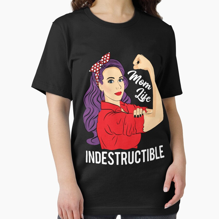 Mom Life Indestructible Women Mother’s Day by ZNOVANNA T-Shirts, Hoodie, Sweatshirt | BlankRebels.com (Image 2)