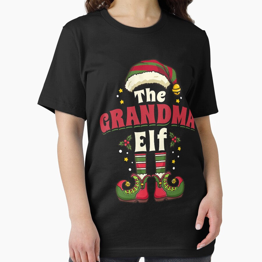 Grandma Elf Grandmother Christmas Matching Family by BrandyBare T-Shirts, Hoodie, Sweatshirt | BlankRebels.com (Image 2)