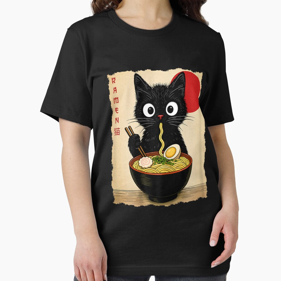 Ramen Cat, Cute Noodle Cat, Kawaii Japanese Anime Cat, Anime Cat, Japanese, Ramen Lover, Cat Lover by BASKF... (Image 2)