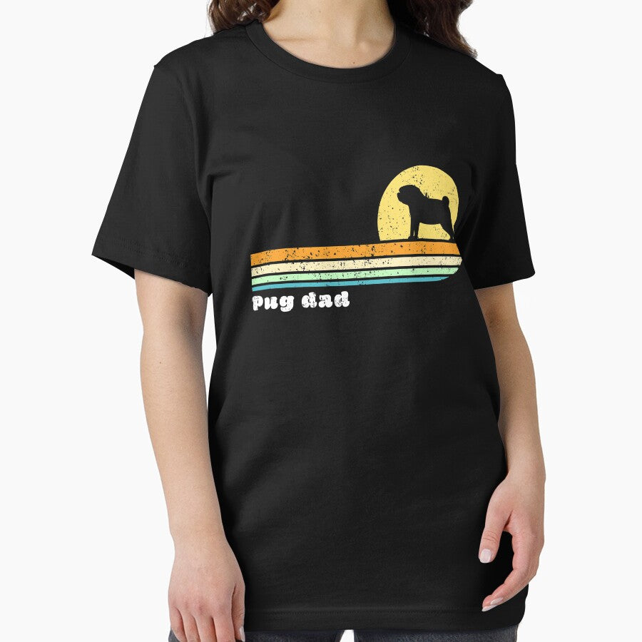 Pug Dad, Retro 70’s by NWCreative T-Shirts, Hoodie, Sweatshirt | BlankRebels.com (Image 2)