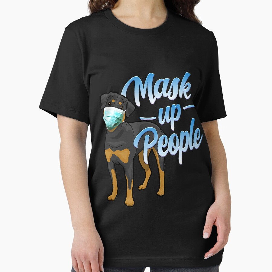 Rottweiler Dog Wear Face Mask Awareness by RebeccaCBurton T-Shirts, Hoodie, Sweatshirt | BlankRebels.com (Image 2)