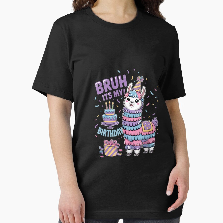 Bruh Its My Birthday Llama Pinata Boy Girl Family Party Bday 20 by AquaKiev T-Shirts, Hoodie, Sweatshirt (Image 2)