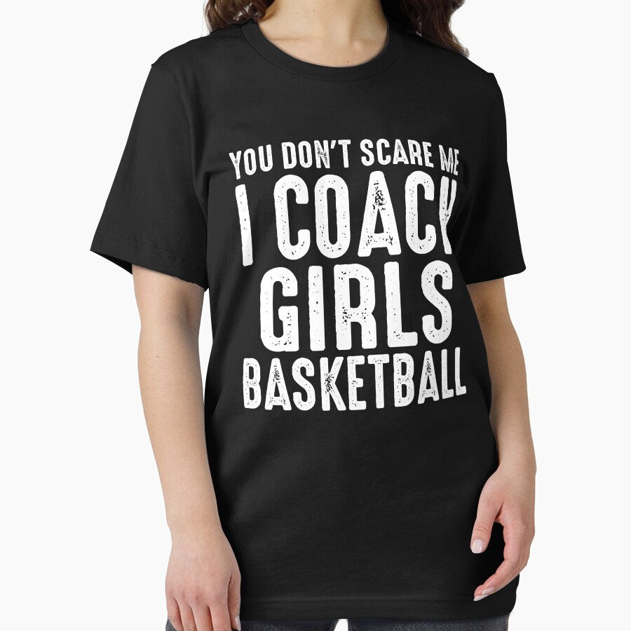 Girls Basketball Coach Funny Gift Cant Scare Me by TopDawgDesigns T-Shirts, Hoodie, Sweatshirt | BlankRebels.com (Image 2)