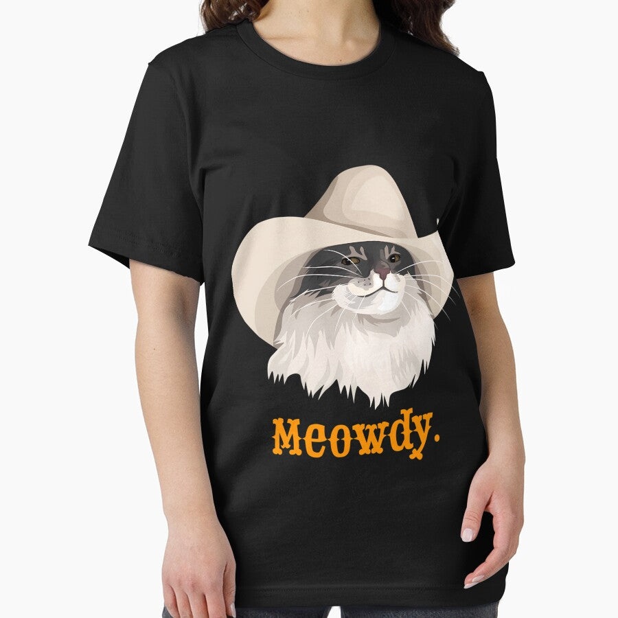 Meowdy Cat Wearing A Cowboy Hat Meme by RuGarcia T-Shirts, Hoodie, Sweatshirt | BlankRebels.com (Image 2)