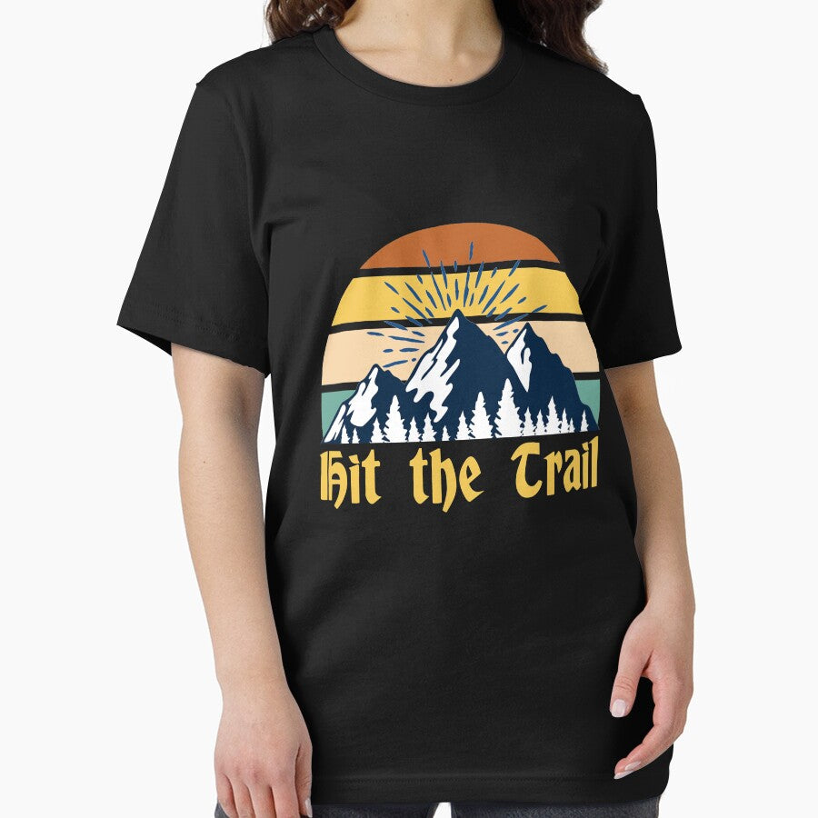 Hit the Trail, Retro Style Vintage Running camping Graphic by Akmloza T-Shirts, Hoodie, Sweatshirt (Image 2)