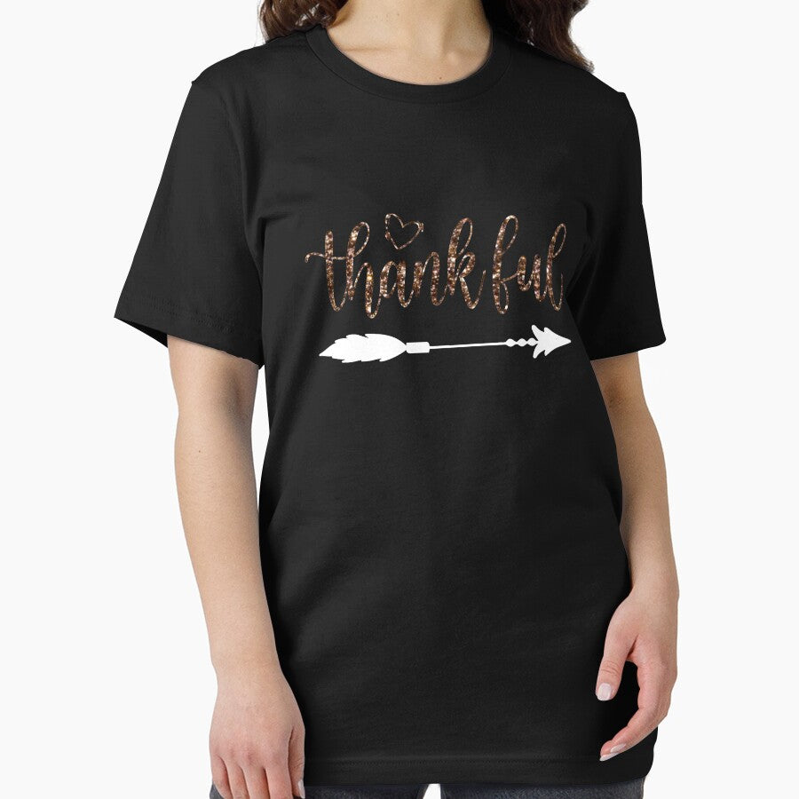 Thankful, Happy Thanks Giving, Best Gifts For Friends, gold gradient by Messaadi7Ridha T-Shirts, Hoodie, Sweatshirt (Image 2)