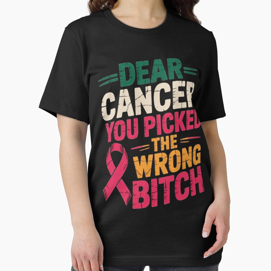 Dear cancer, you picked the wrong bitch by vistogmzek T-Shirts, Hoodie, Sweatshirt | BlankRebels.com (Image 2)