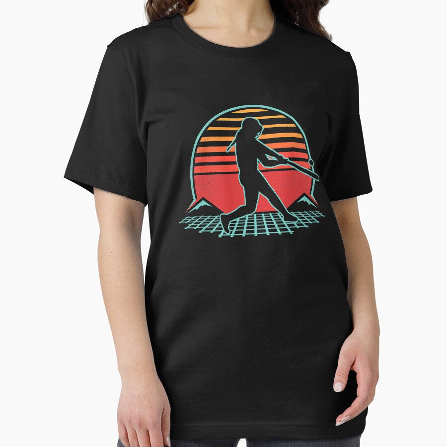 Softball Retro Vintage 80s Style Player Gift by MichelSorour T-Shirts, Hoodie, Sweatshirt | BlankRebels.com (Image 2)