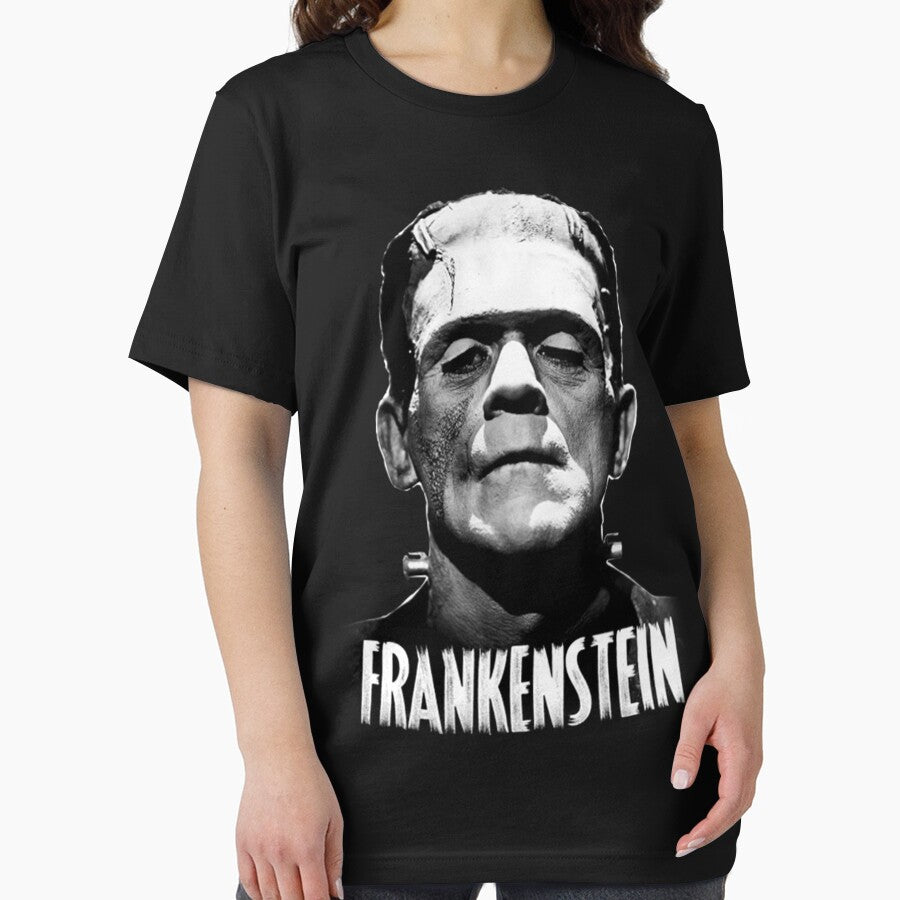 Frankenstein Logo T-Shirt by ebonyvve8mattie