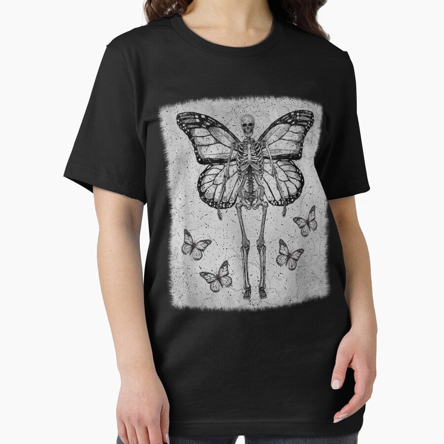 Skeleton Fairy Grunge Fairycore Aesthetic Goth Gothic by ErnestHParker T-Shirts, Hoodie, Sweatshirt (Image 2)