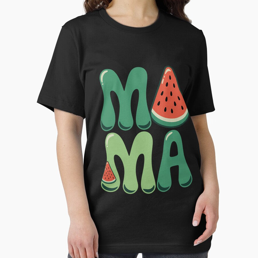 Watermelon Mama Fruitarian Lover Mom Summer Fruit Mother by Morphologiona T-Shirts, Hoodie, Sweatshirt (Image 2)