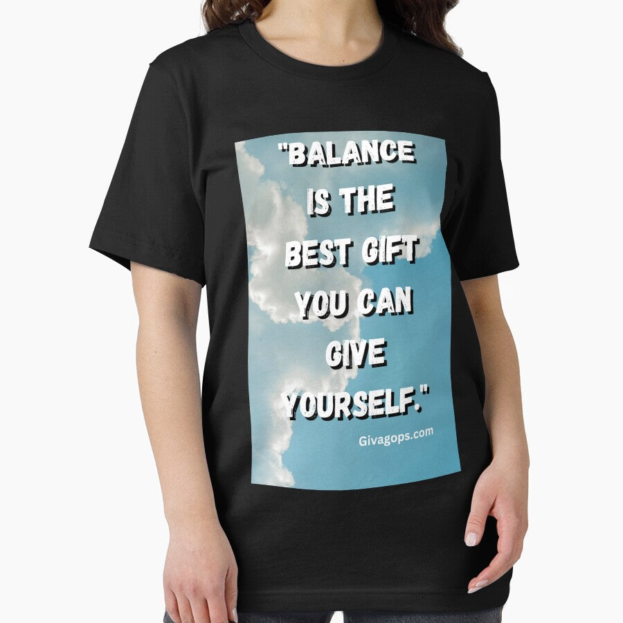 "Balance is the best gift you can give yourself." by CUTESTUFFnow T-Shirts, Hoodie, Sweatshirt | BlankRebels.com (Image 2)