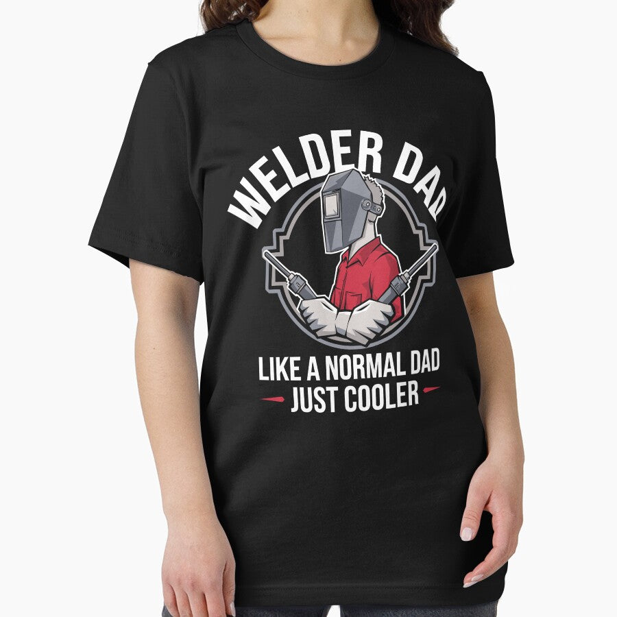 Welder Dad – Like a Normal Dad, Just Cooler V2 by tmerchtrends T-Shirts, Hoodie, Sweatshirt | BlankRebels.com (Image 2)