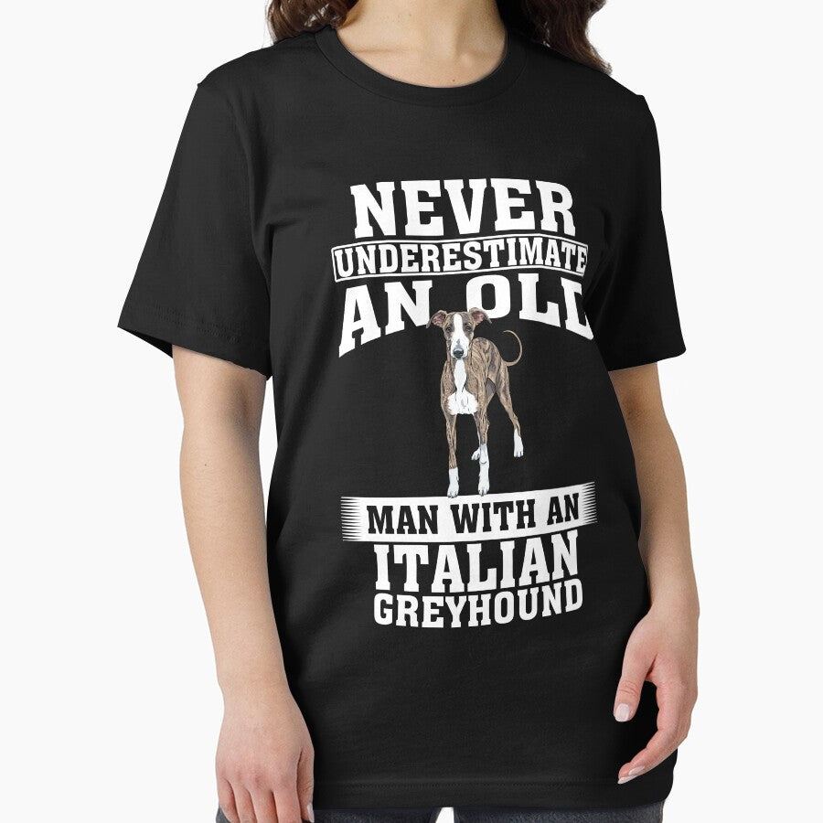 Never Underestimate an Old Man with Italian Greyhound by CosmoKitsch