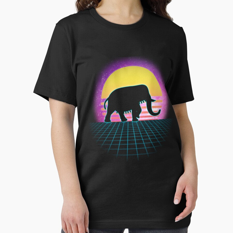 Vaporwave Indian Elephant Vaporwave Mandala Elephant Gear by DynamicDesign T-Shirts, Hoodie, Sweatshirt (Image 2)