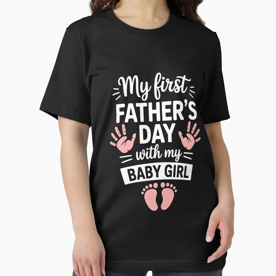 My First Fathers Day Baby Girl by CruelShadesSt T-Shirts, Hoodie, Sweatshirt | BlankRebels.com (Image 2)