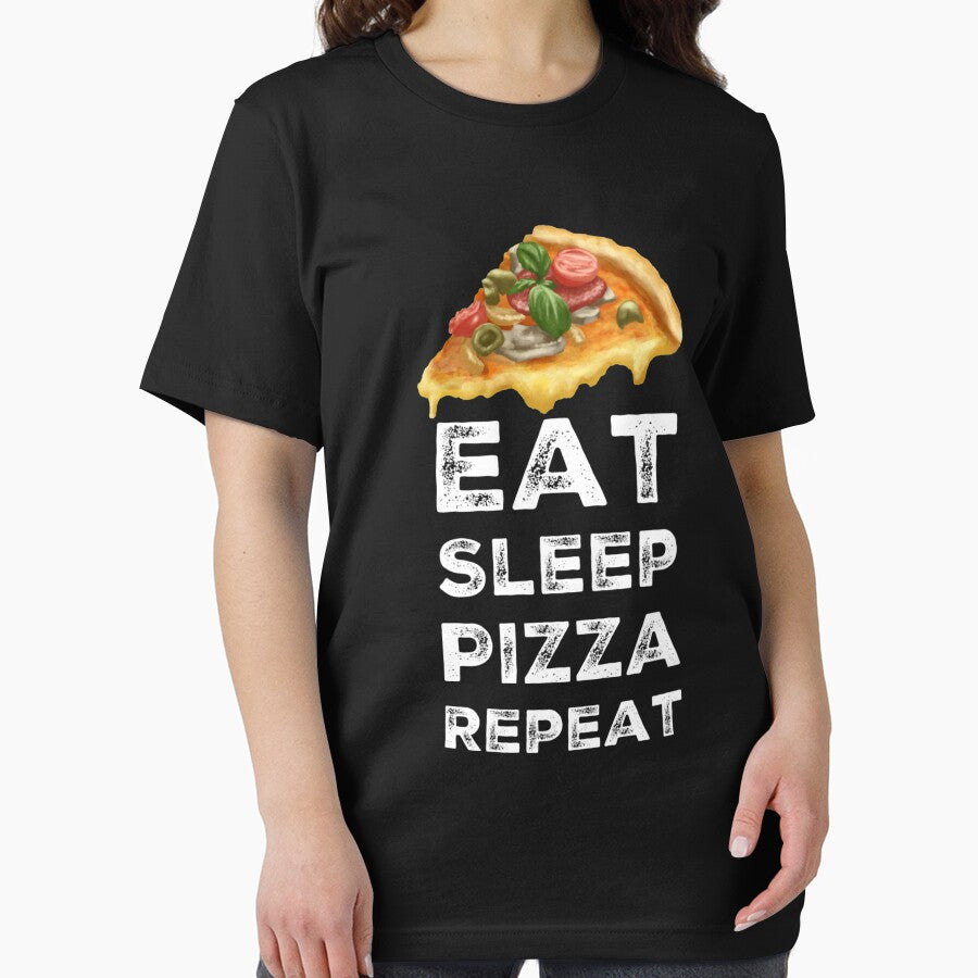 Eat. Sleep. Pizza. Repeat. by NebulaDesigns86 T-Shirts, Hoodie, Sweatshirt | BlankRebels.com (Image 2)