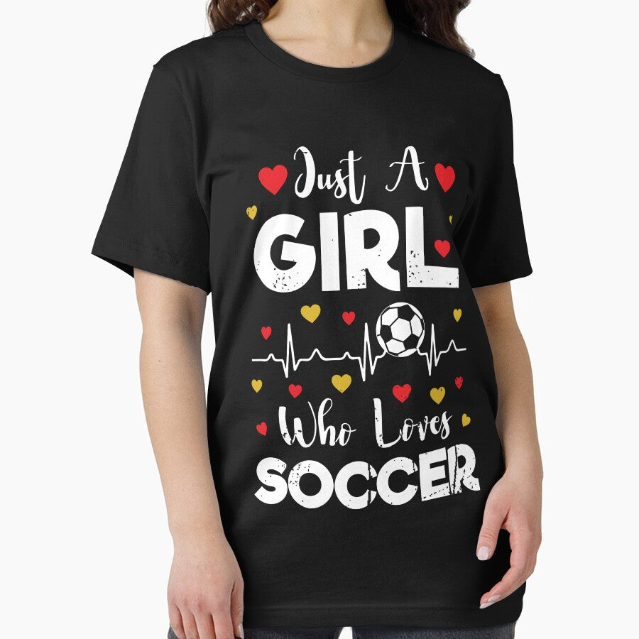 Just a Girl who Loves Soccer - Soccer Lover Soccer Player by Adexyl
