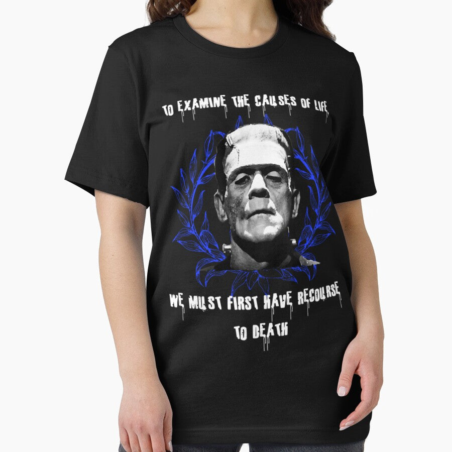 Life & Death  Frankenstein T-Shirt by ebonyvve8mattie