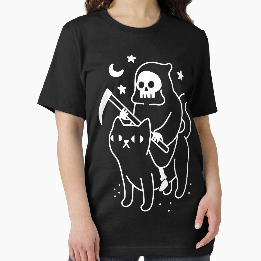 Death Rides A Black Cat Classic T-Shirt by traceyk3cch Hoodie, Sweatshirt | BlankRebels.com (Image 2)