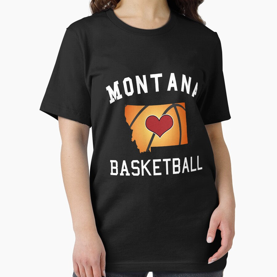 Fun Montana Loves Basketball Design by LGamble12345 T-Shirts, Hoodie, Sweatshirt | BlankRebels.com (Image 2)