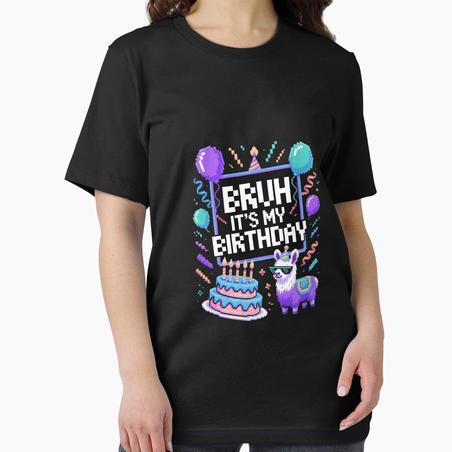 Bruh Its My Birthday Llama Pinata Boy Girl Family Party Bday 13 by AquaKiev T-Shirts, Hoodie, Sweatshirt (Image 2)