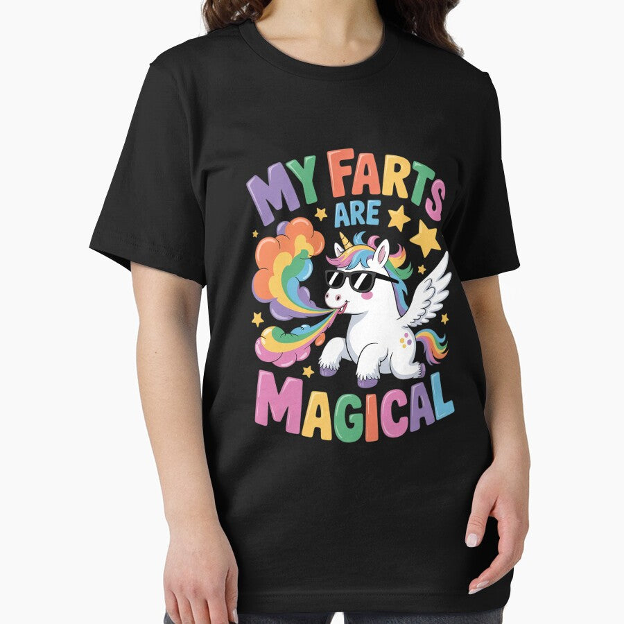 My Farts Are Magical Farting Unicorn Rainbow Gag Squad by angolinnArt T-Shirts, Hoodie, Sweatshirt (Image 2)