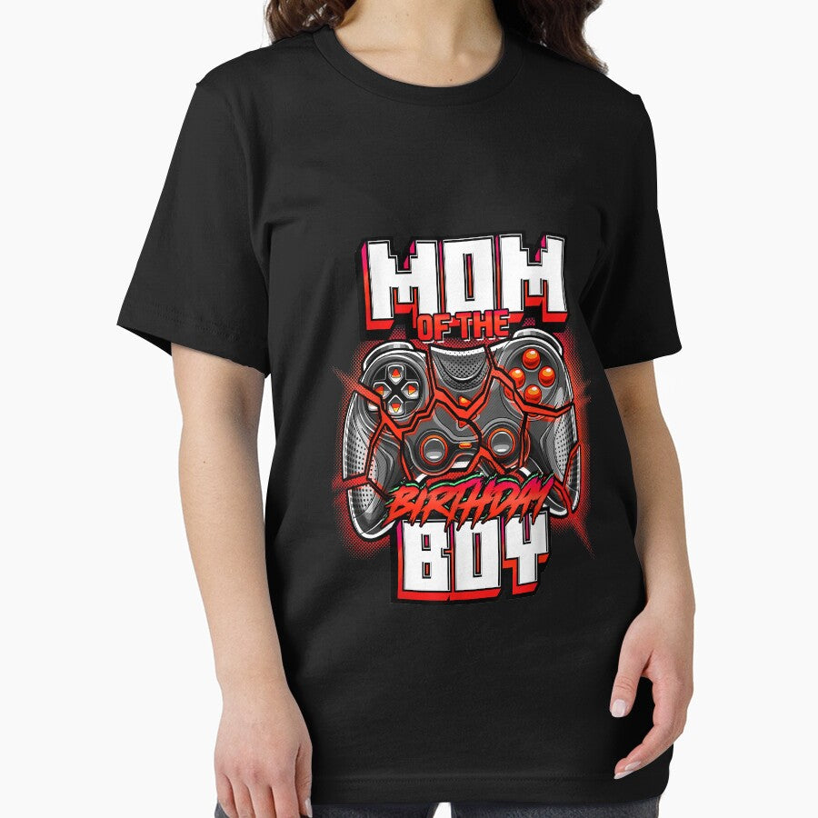 Mom of the Birthday Boy Matching Family Video Game Party by marla8ruby T-Shirts, Hoodie, Sweatshirt (Image 2)
