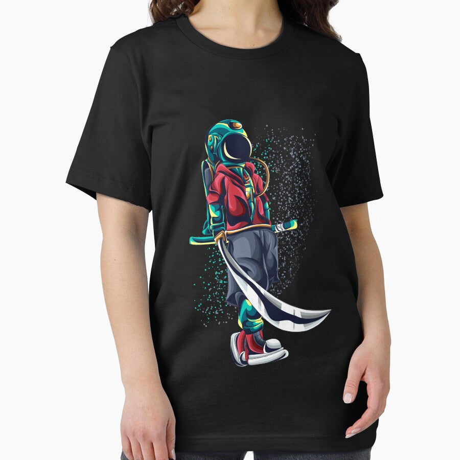 astronaut space ninja samurai sword by buzwin T-Shirts, Hoodie, Sweatshirt | BlankRebels.com (Image 2)