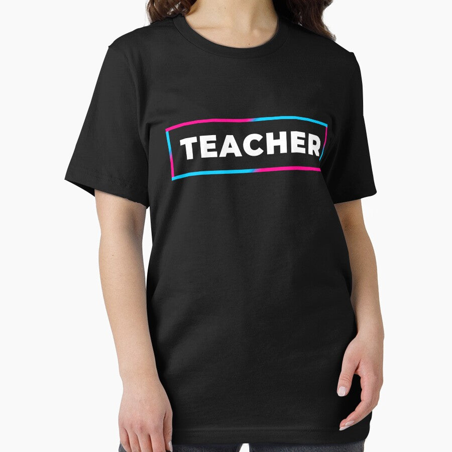 Teacher retro gradient frame by SVPOD T-Shirts, Hoodie, Sweatshirt | BlankRebels.com (Image 2)