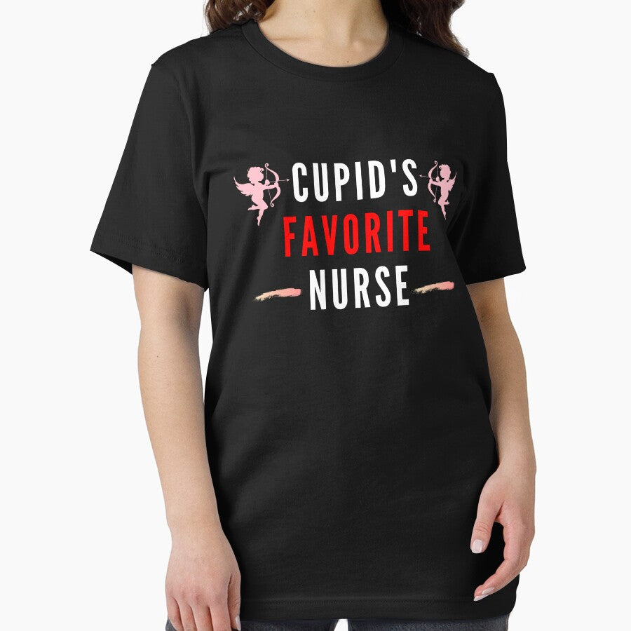 Cupid's Favorite Nurse by LaceRenee T-Shirts, Hoodie, Sweatshirt | BlankRebels.com (Image 2)