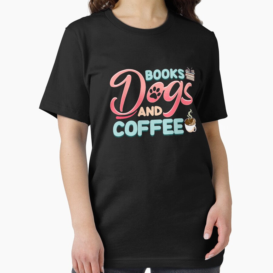 Cute & Funny Books Dogs and Coffee Bookworm by perfectpresents T-Shirts, Hoodie, Sweatshirt | BlankRebels.com (Image 2)