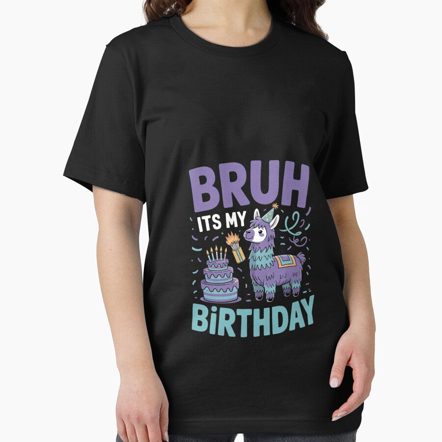 Bruh Its My Birthday Llama Pinata Boy Girl Family Party Bday 2 by MarryIsMonth T-Shirts, Hoodie, Sweatshirt (Image 2)