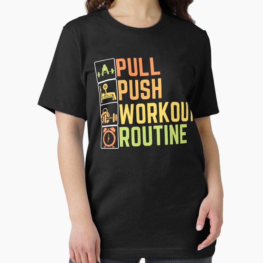 Pull Push Workout Routine by Naeshastore T-Shirts, Hoodie, Sweatshirt | BlankRebels.com (Image 2)