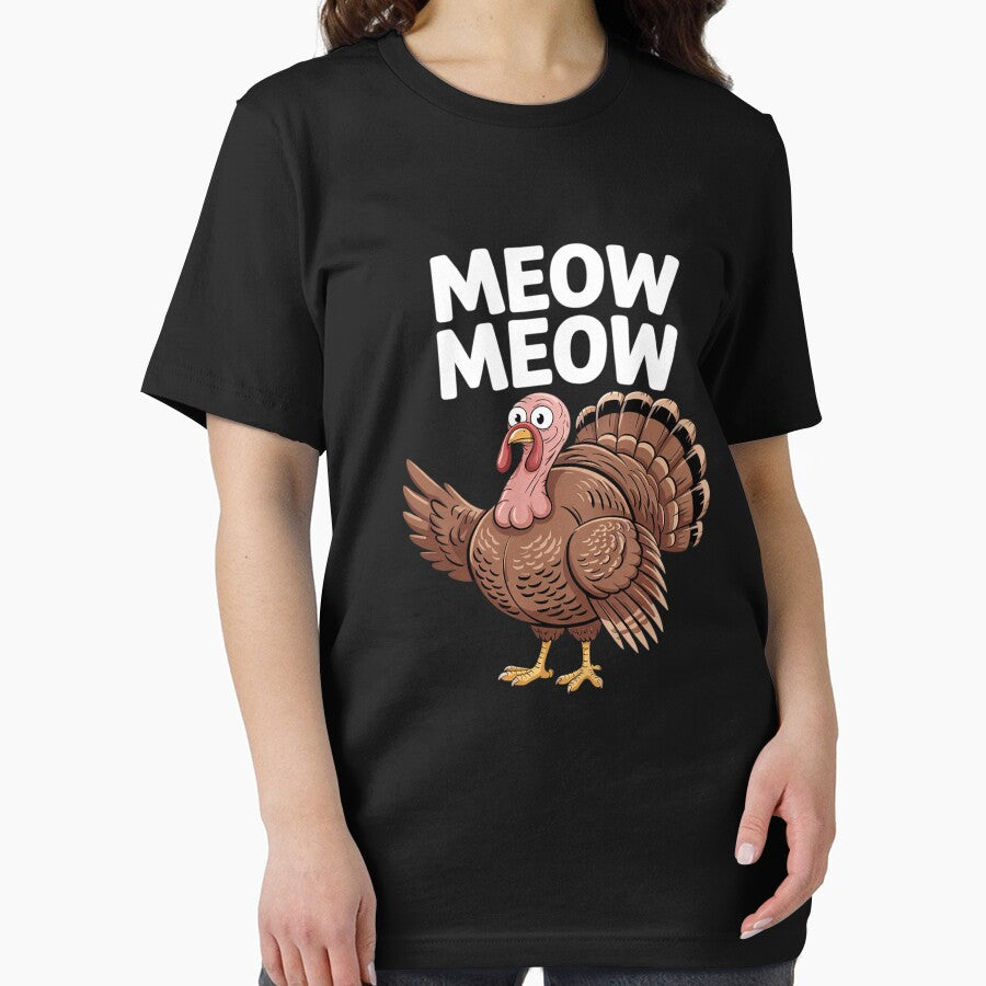 Thanksgiving Turkey Cat Meow Men Women Thanksgiving by angolinnArt T-Shirts, Hoodie, Sweatshirt | BlankRebels.com (Image 2)