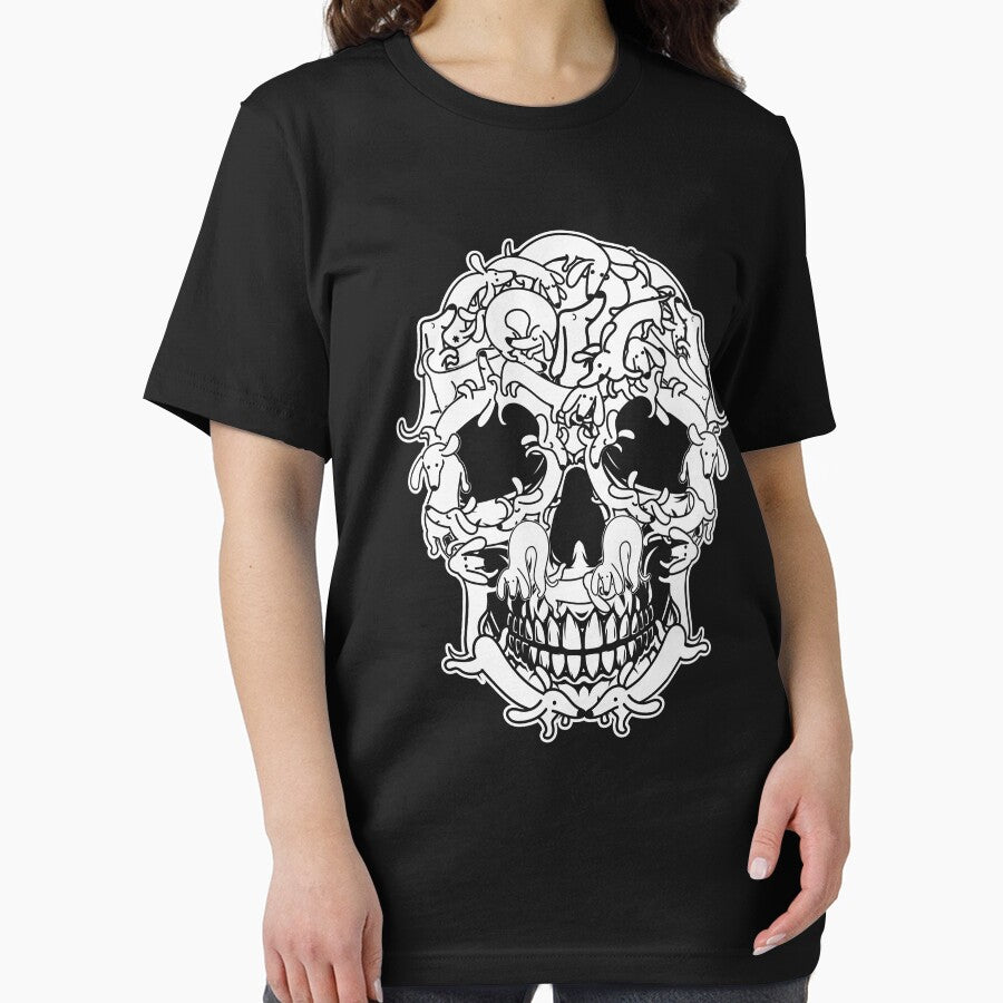 Skull Dachshund Dog Funny Halloween Costume by Teapot-art T-Shirts, Hoodie, Sweatshirt | BlankRebels.com (Image 2)