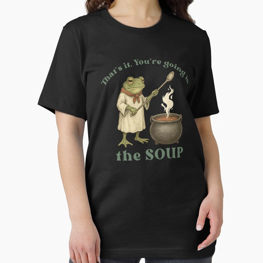 Funny Frog You'Re Going Soup Cottagecore Frog Wizard Frog Vintage Whimsical Frog T-Shirts, Hoodie, Sweatshirt