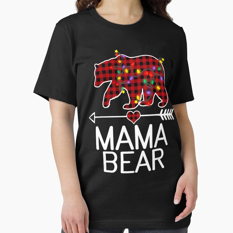 Red Buffalo Plaid Mama Bear Christmas Pajama Jk by Nguyenhaithanh T-Shirts, Hoodie, Sweatshirt | BlankRebels.com (Image 2)
