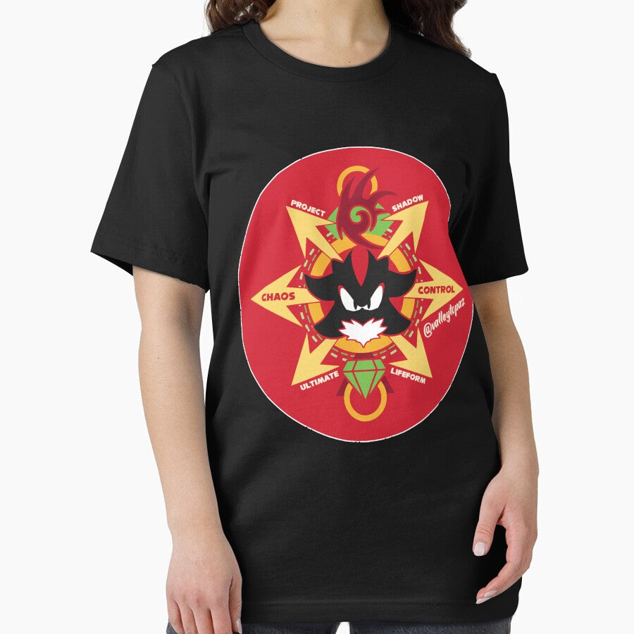 Chaos Control - Shadow the Hedgehog Oversized T-Shirt by sueowpekri Hoodie, Sweatshirt | BlankRebels.com (Image 2)