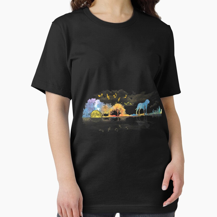 Guitar Lover Rottweiler Dog Watercolor Funny by MarcelaSoto T-Shirts, Hoodie, Sweatshirt | BlankRebels.com (Image 2)