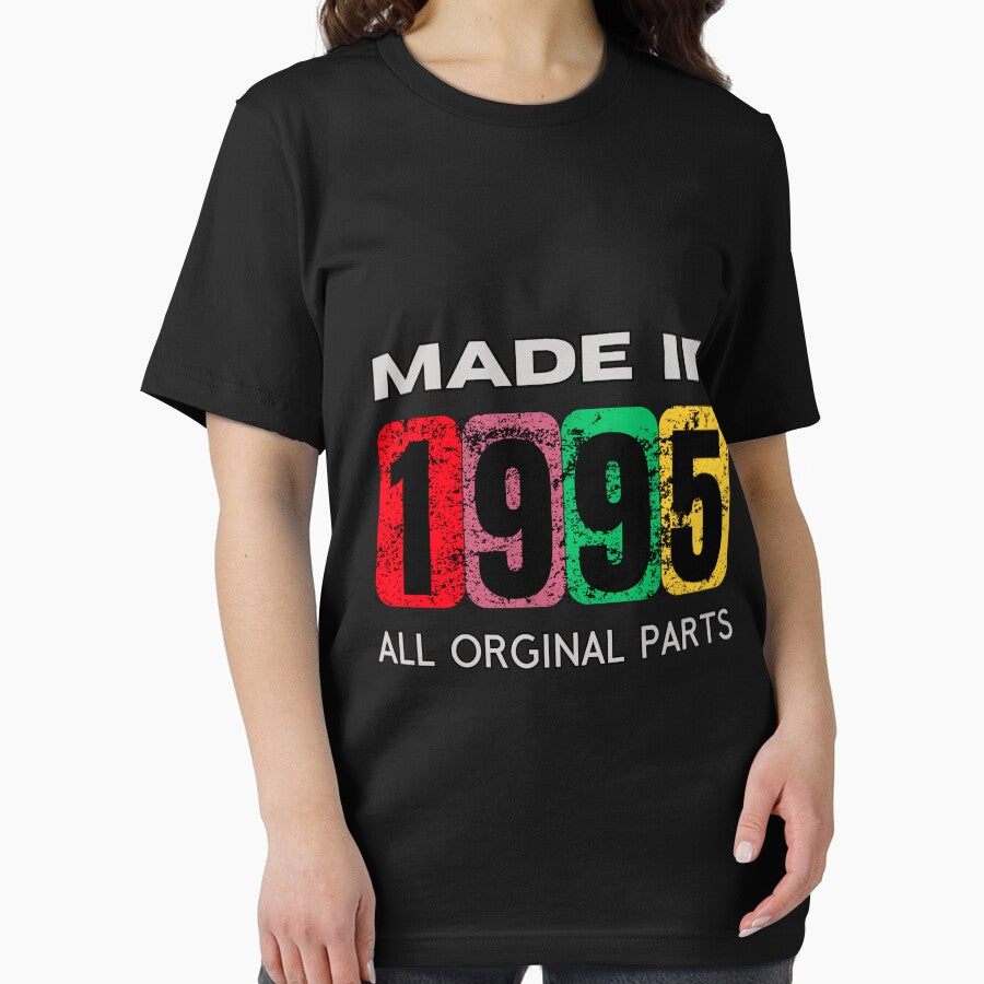 Made in 1995 - Vintage Retro Design for Birthdays and Anniversaries by Psycho-Crazy T-Shirts, Hoodie, Sweatshirt (Image 2)