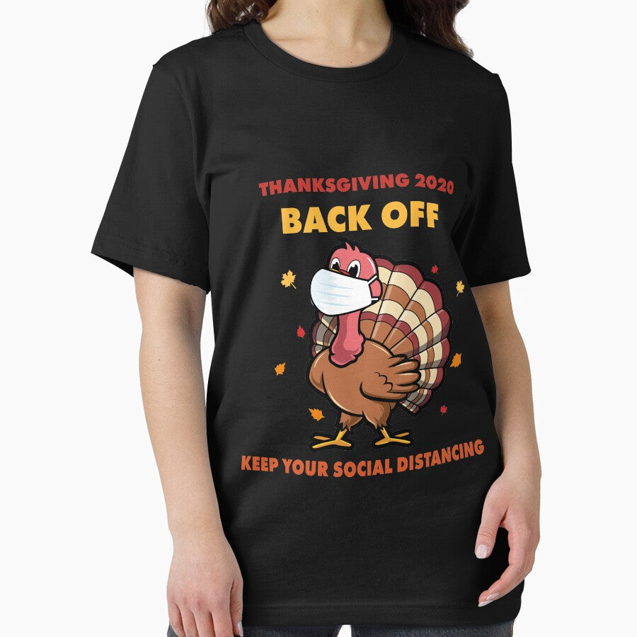 Thanksgiving 2020 dirty Funny saying Back off Keep your Social Distancing by tinypurpleland T-Shirts, Hoodie,... (Image 2)
