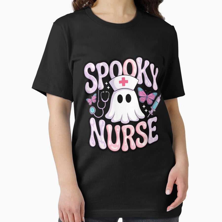 Halloween Spooky School Nurse Halloween by velltoons T-Shirts, Hoodie, Sweatshirt | BlankRebels.com (Image 2)