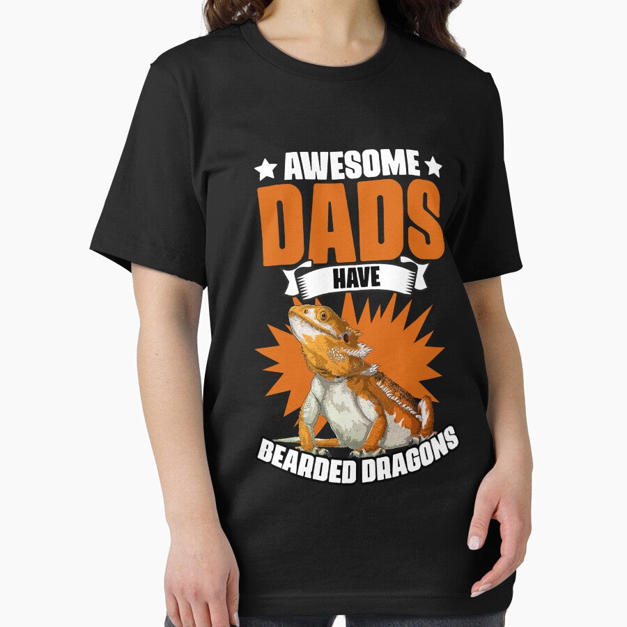 Awesome Dads Have Beards Funny Bearded Dragon Humor Lover by Nessshirts T-Shirts, Hoodie, Sweatshirt (Image 2)