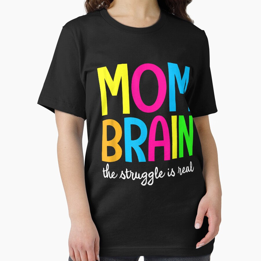 Mom Brain The Struggle Is Real Apparel by BrettPorter2612 T-Shirts, Hoodie, Sweatshirt | BlankRebels.com (Image 2)